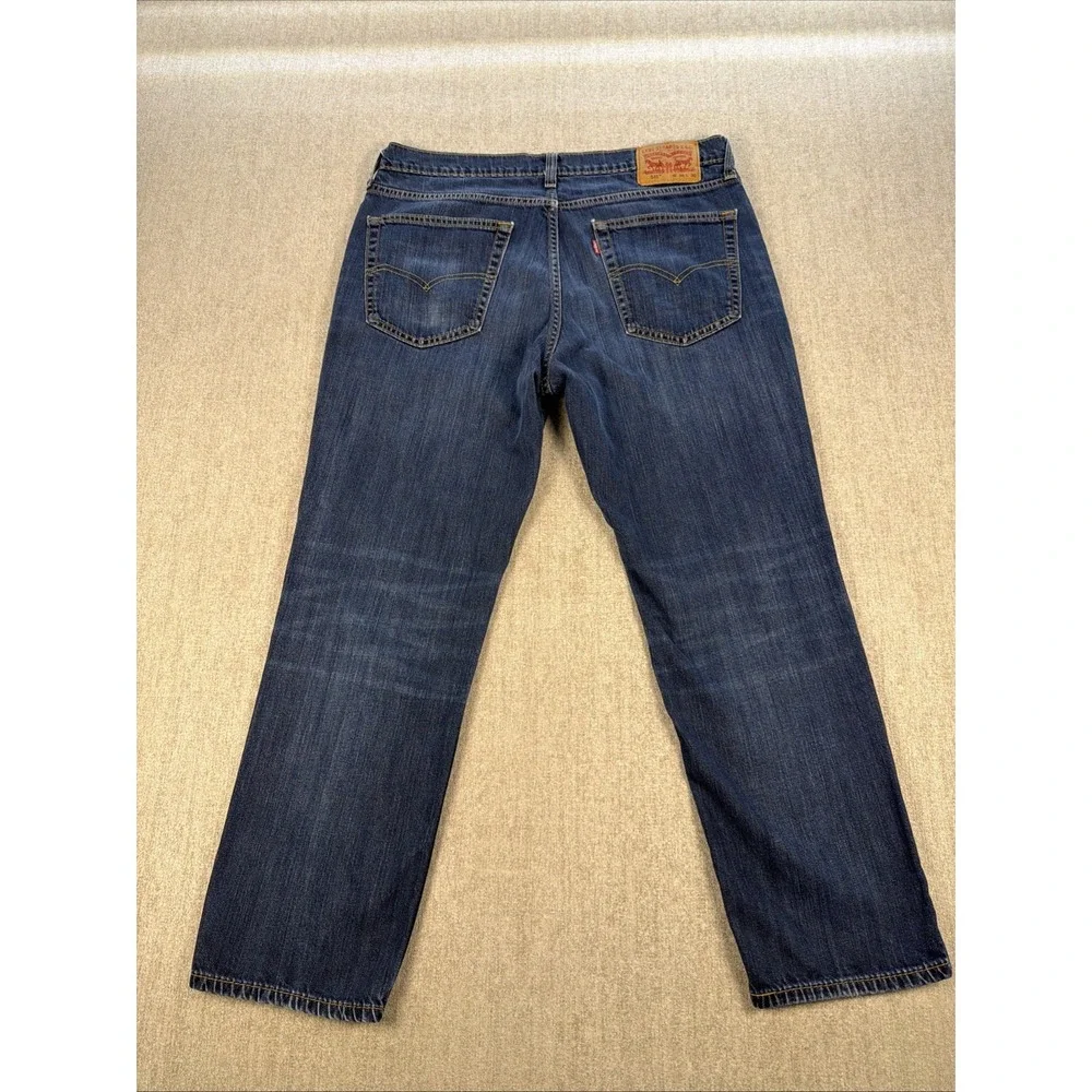 Levi's 541 Athletic Taper Jeans Mens 36x30 Blue Medium Wash Stretch Denim